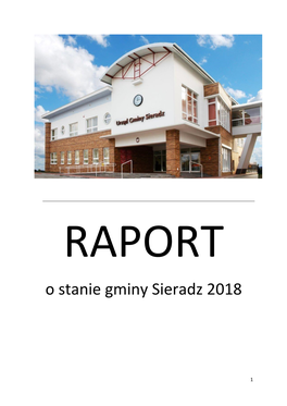 O Stanie Gminy Sieradz 2018