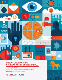 Threat Group Cards: a Threat Actor Encyclopedia