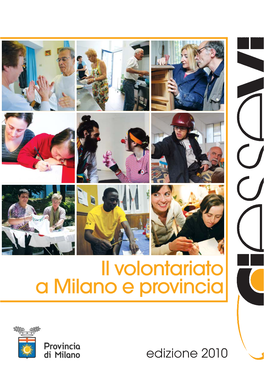 Il Volontariato a Milano E Provincia