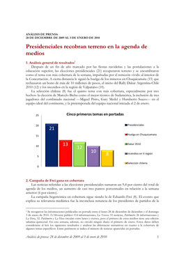 Presidenciales Recobran Terreno En La Agenda De Medios