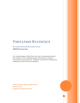 Visitation Statistics
