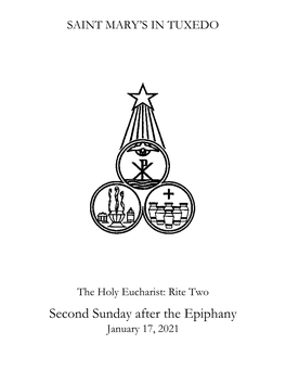 Second Sunday After the Epiphany January 17, 2021