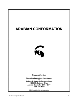 Arabian Conformation