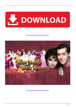 Hum Aapke Hain Kaun Full Movie Mp4 24