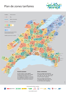 Plan De Zones Tarifaires