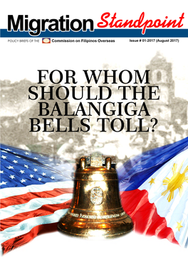 FOR WHOM SHOULD the BALANGIGA BELLS TOLL? Photo: Saludybenedicto.Wordpress.Com