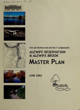 Alewife Reservation & Alewife Brook Master Plan