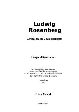 Ludwig Rosenberg