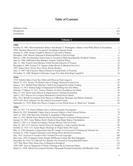 Table of Contents