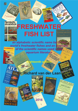 Freshwater Fish List