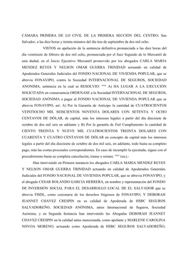 San Salvador, a Las Diez Horas Y Treinta Minutos Del Día Tres De Septiembre De Dos Mil Ocho