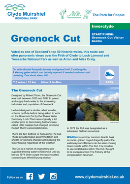 Greenock Cut Visitor Greenock Cut Centre