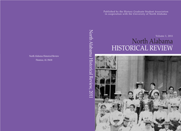 North Alabama Historical Review, 2011