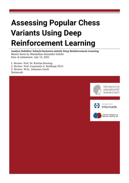 Assessing Popular Chess Variants Using Deep Reinforcement Learning