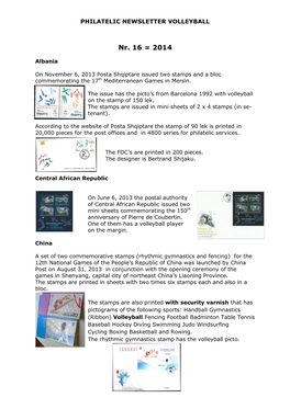 Volleyball Issue Nr. 16 (2014)