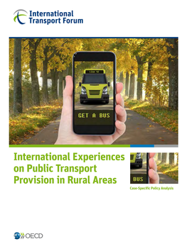 International Experiences on Public Transport Provision in Rural Areas