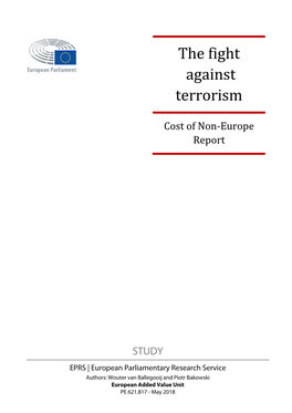 The Fight Against Terrorism Cost of Non-Europe Report