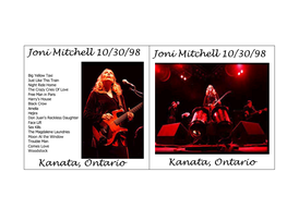 Joni Mitchell 10-30-98 Kanata O