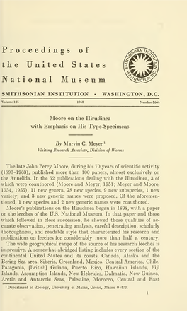 Proceedings of the United States National Museum