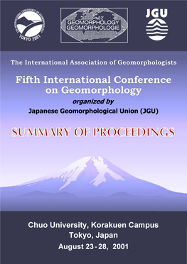 The International Association of Geomorphologists