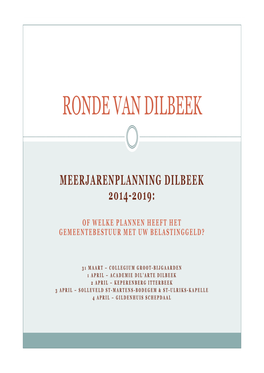 Ronde Van Dilbeek