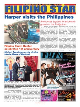 Harper Visits the Philippines