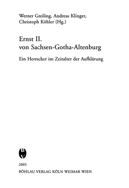 Ernst 11. Von Sachsen-Gotha-Altenburg