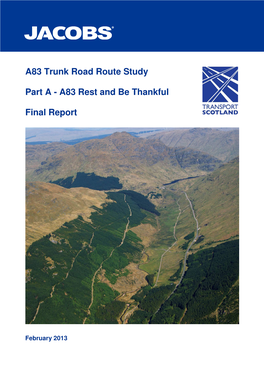 A83 Trunk Road Route Study Part A