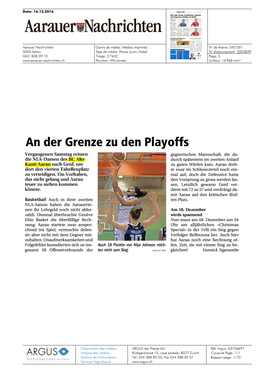 An Der Grenze Zu Den Playoffs