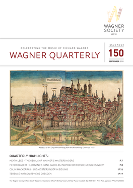 Wagner Quarterly 150 September 2018