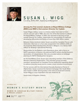 SUSAN L. WIGG O H P C.D., B.Eng., M.P.M., P.M.P