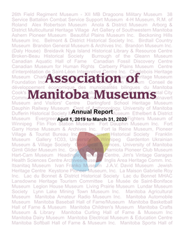 Annual Report April 1, 2019 to March 31, 2020