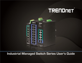 Trendnet User's Guide Cover Page