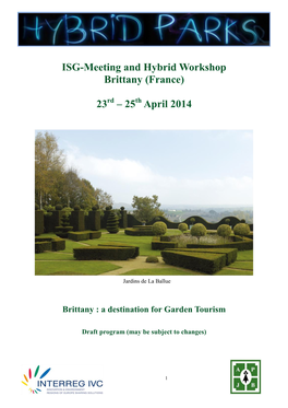 ISG-Meeting and Hybrid Workshop Brittany (France)