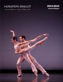 Houston Ballet 2013-2014 Annual Report