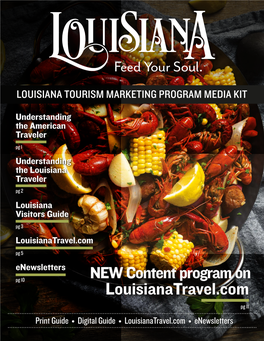 Louisiana Tourism Marketing Program Media Kit