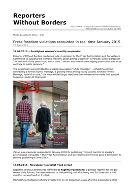 Reporters Without Borders Recounted­21­01­2015,47521.Html