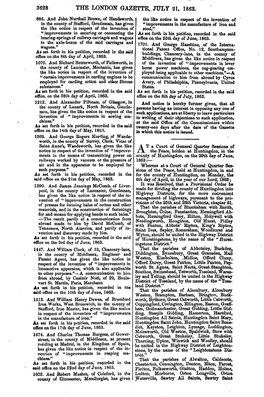 The London Gazette,. July 21, 1863