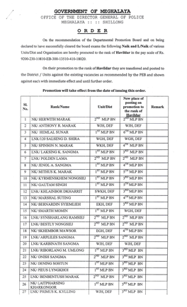 Office of the Director General of Police Meghalaya :: :: Shillong