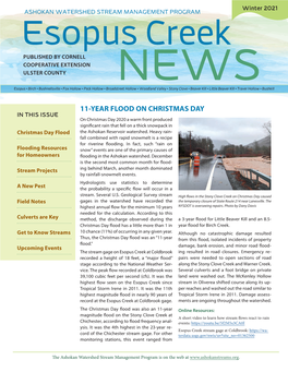 Esopus Creek News Winter 2021