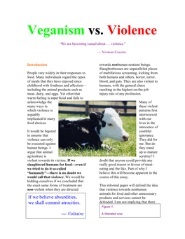 Veganism Vs. Violence