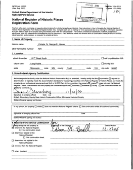 National Register of Historic Places Registration Form