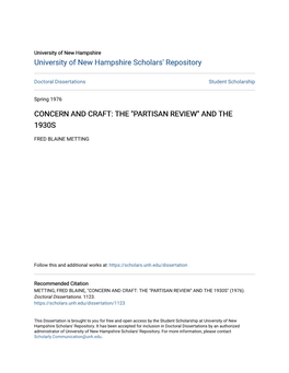 Partisan Review