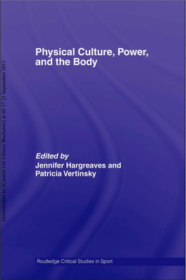 Physical Culture, Power, and the Body