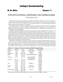 Isotope Geochemistry