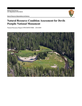 Natural Resource Condition Assessment for Devils Postpile National Monument