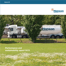 Hanson Sustainability Report 2013