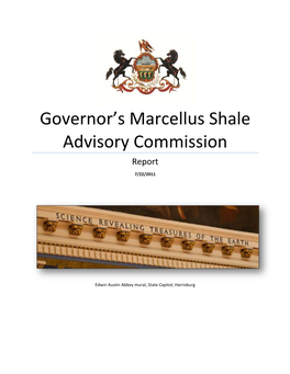 Governor's Marcellus Shale Advisory Commission