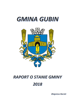 Raport O Stanie Gminy Gubin Za 2018 Rok