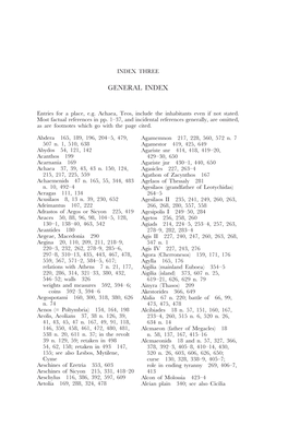 General Index